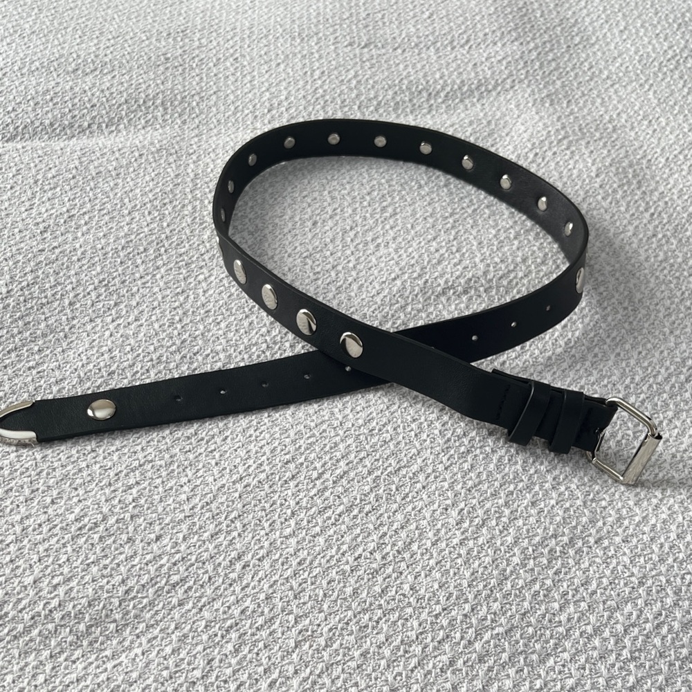 Black Belt with Silver Studs